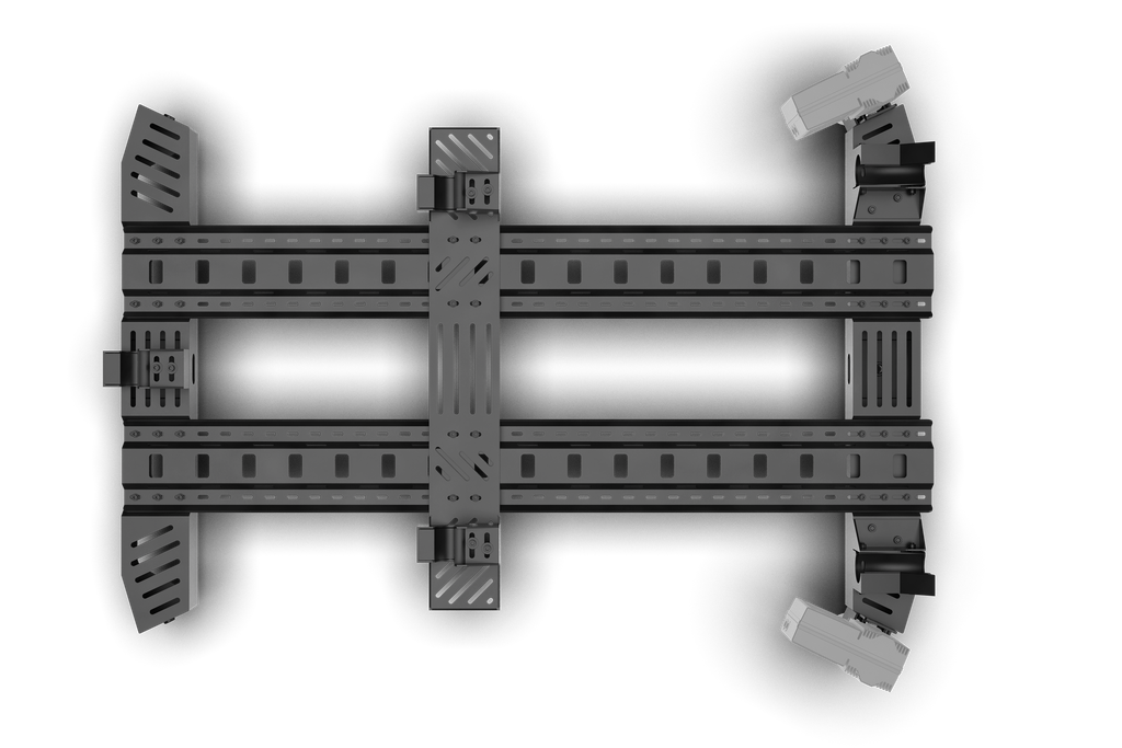 Motion Platform Base for 2 or 4 Actuators