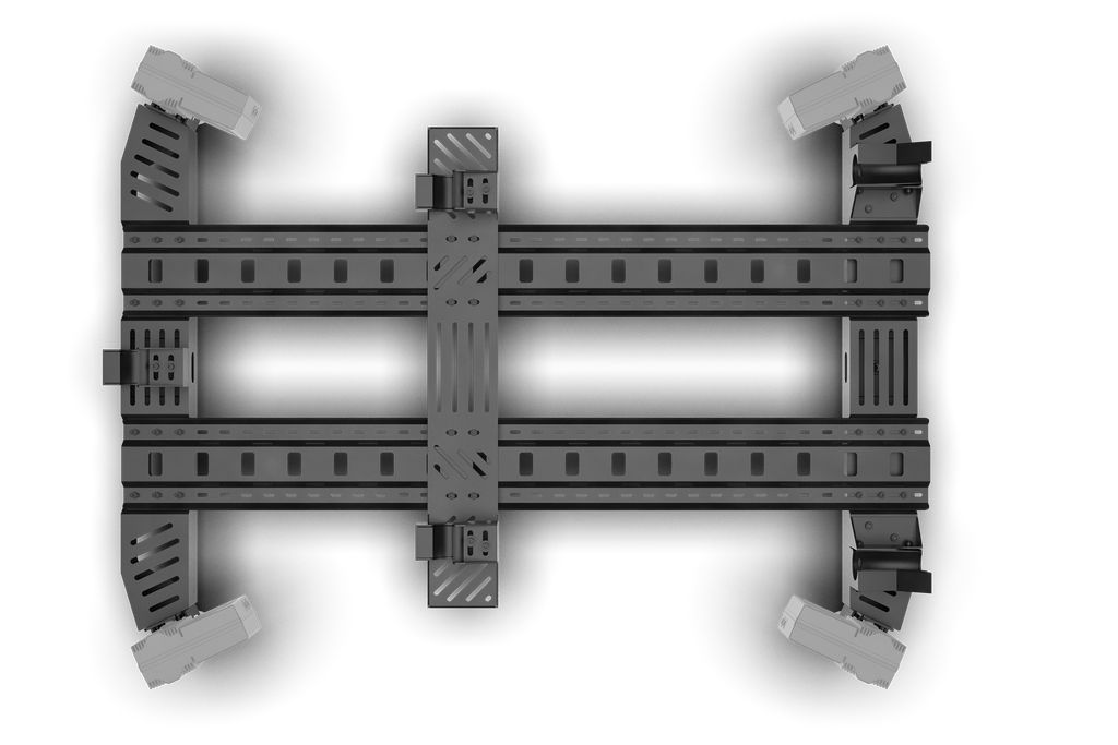 Motion Platform Base for 2 or 4 Actuators