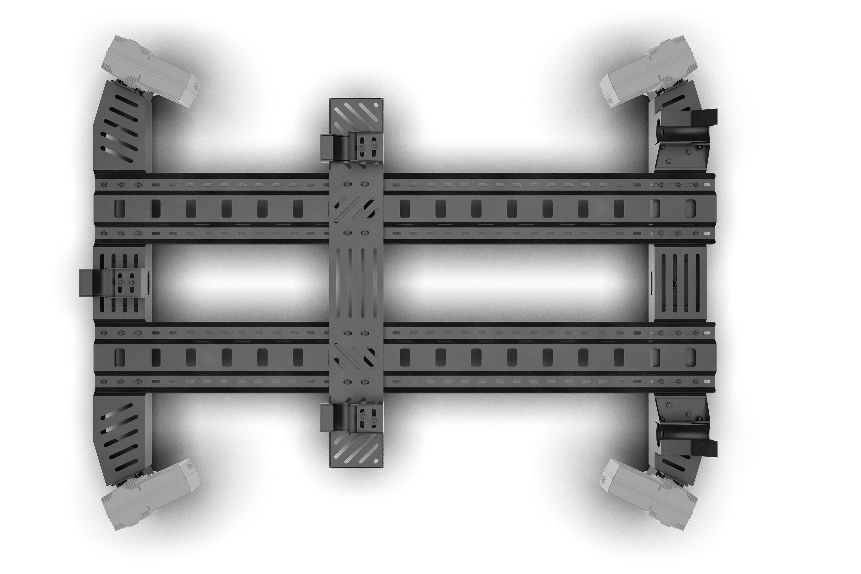 Motion Platform Base for 2 or 4 Actuators