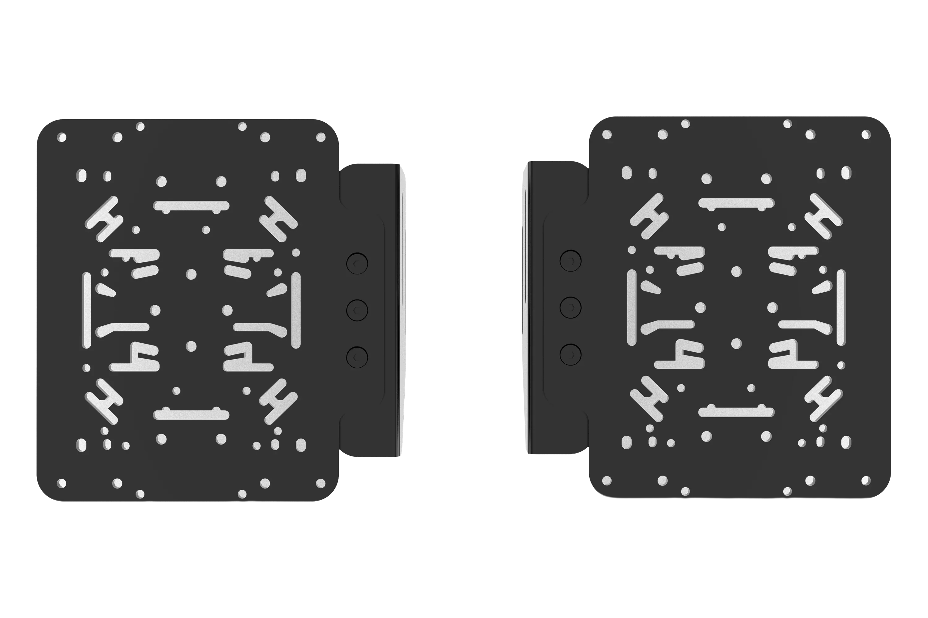 Left/Right HOTAS Flight Sim Mounts for FS3 & Extrusion Rigs