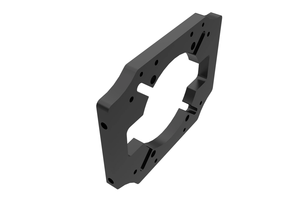 TR-One Direct-Fit Front Wheel Mount for MOZA R9–R25 Ultra Wheelbases — Requires TR-One Base Kit (TR80-NWMA4)