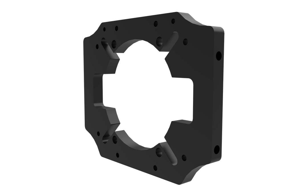 TR-One Direct-Fit Front Wheel Mount for MOZA R9–R25 Ultra Wheelbases — Requires TR-One Base Kit (TR80-NWMA4)