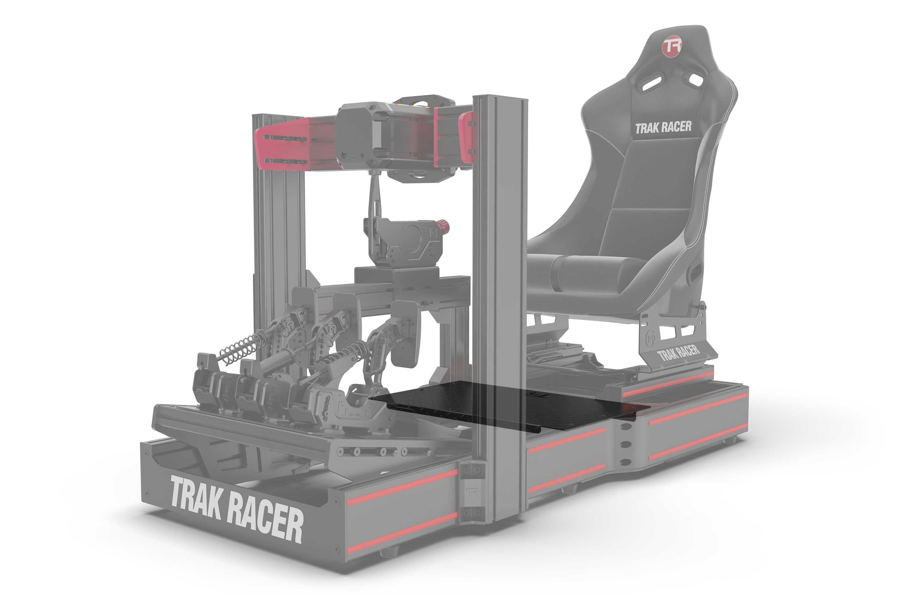 Heavy-Duty Sim Floor — 3mm Diamond Plate Cockpit Footrest for Sim Racing & Flight Sim