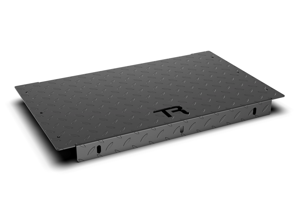 Heavy-Duty Sim Floor — 3mm Diamond Plate Cockpit Footrest for Sim Racing & Flight Sim
