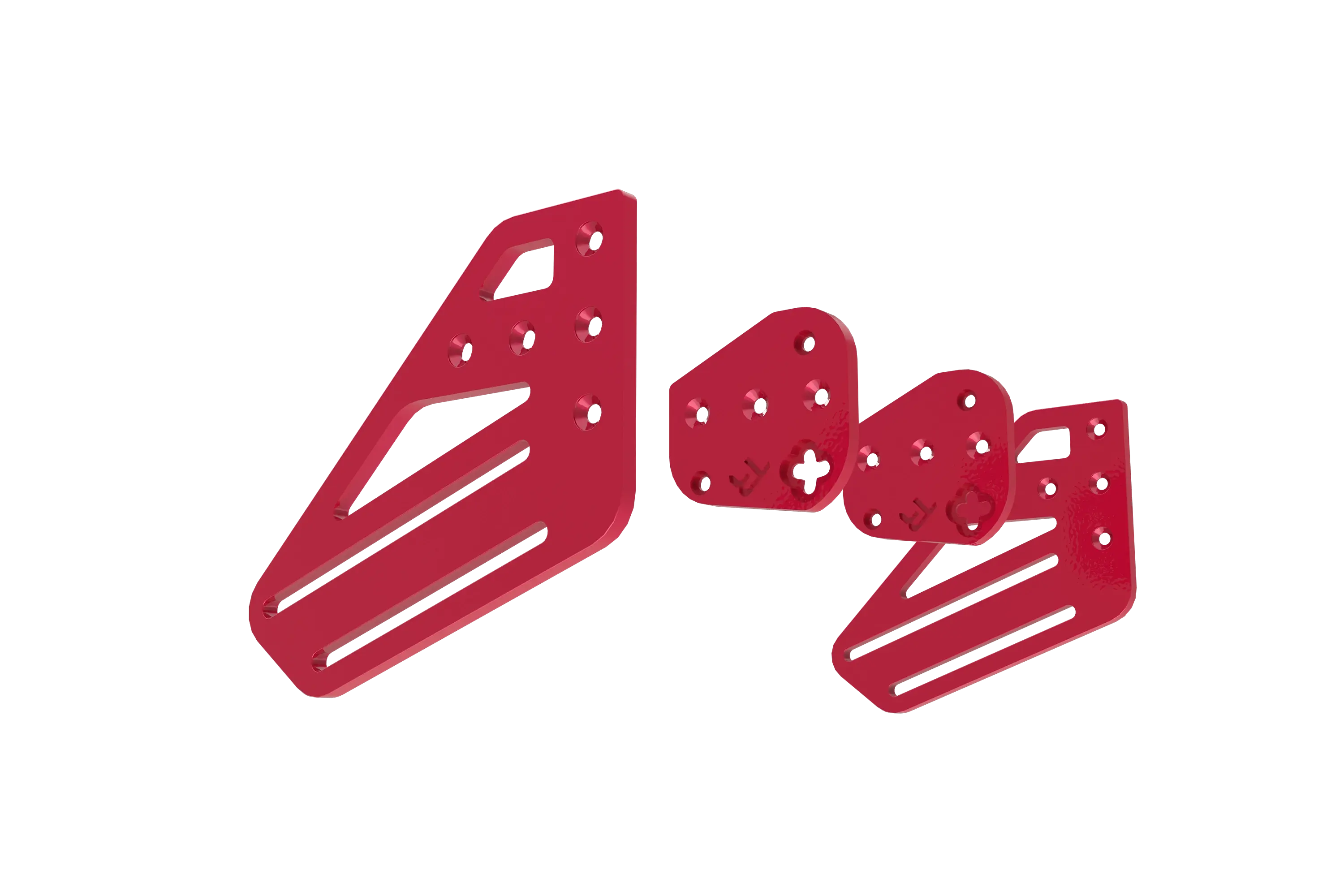 TR-One V3 2-Way Upgrade Side Plate Set (4 Pieces) — For TR-One V1 & V2 Wheel Mounts