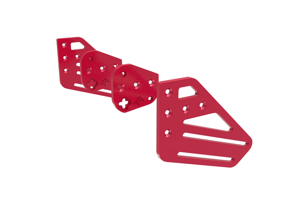 TR-One V3 2-Way Upgrade Side Plate Set (4 Pieces) — For TR-One V1 & V2 Wheel Mounts