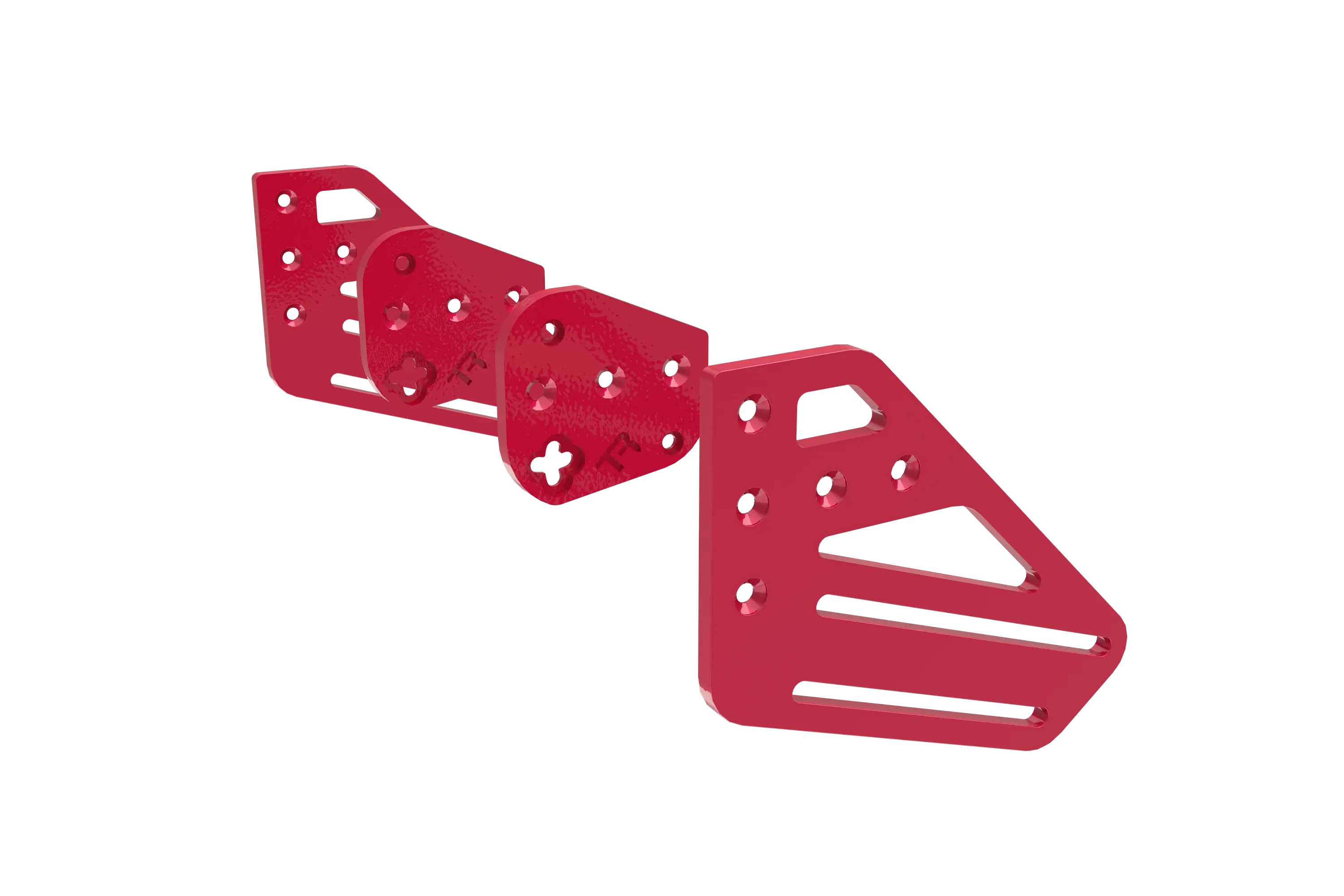 TR-One V3 2-Way Upgrade Side Plate Set (4 Pieces) — For TR-One V1 & V2 Wheel Mounts