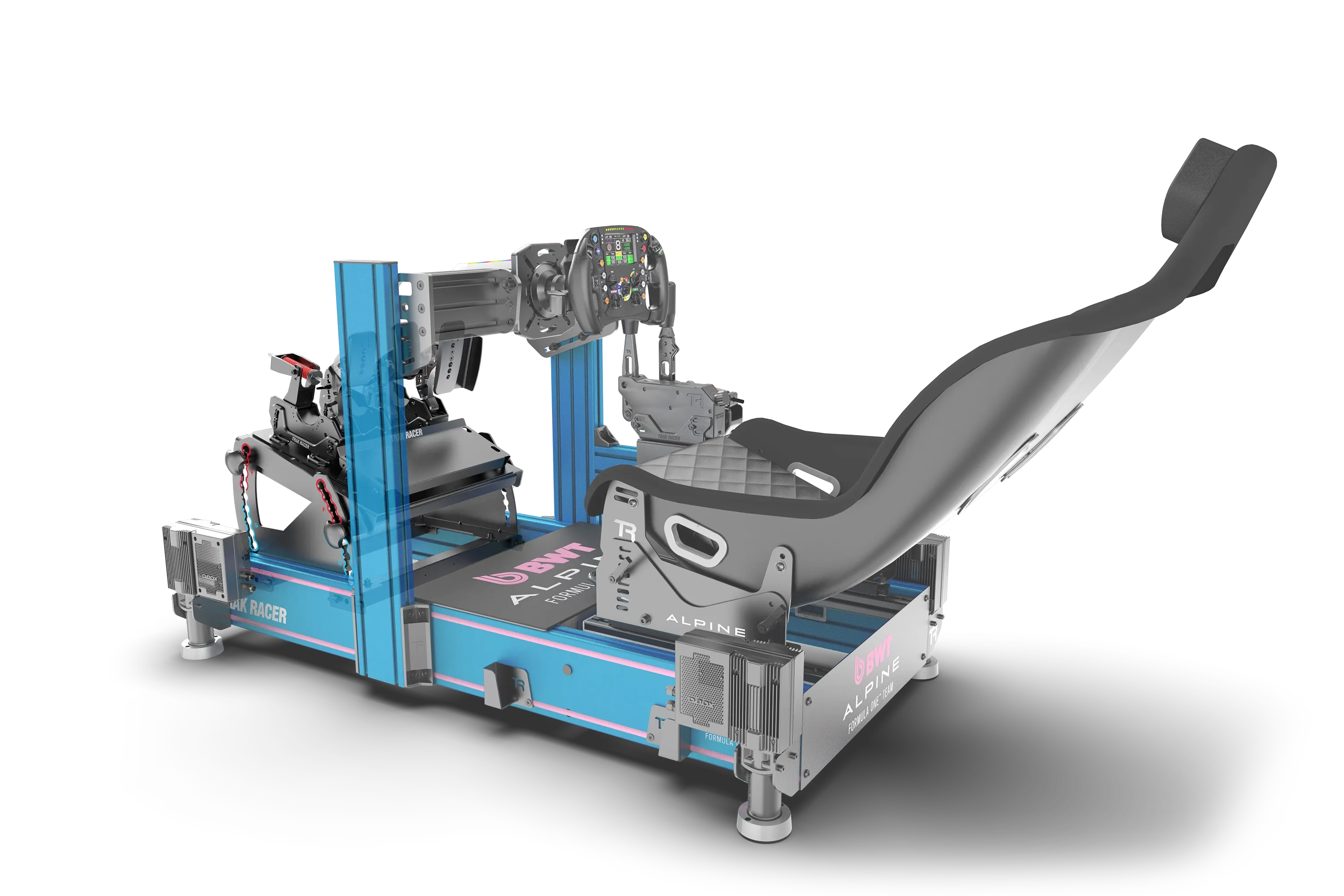 Tool-Free Pedal Mount System for Formula & GT Hybrid Pedals (Extrusion Rigs)