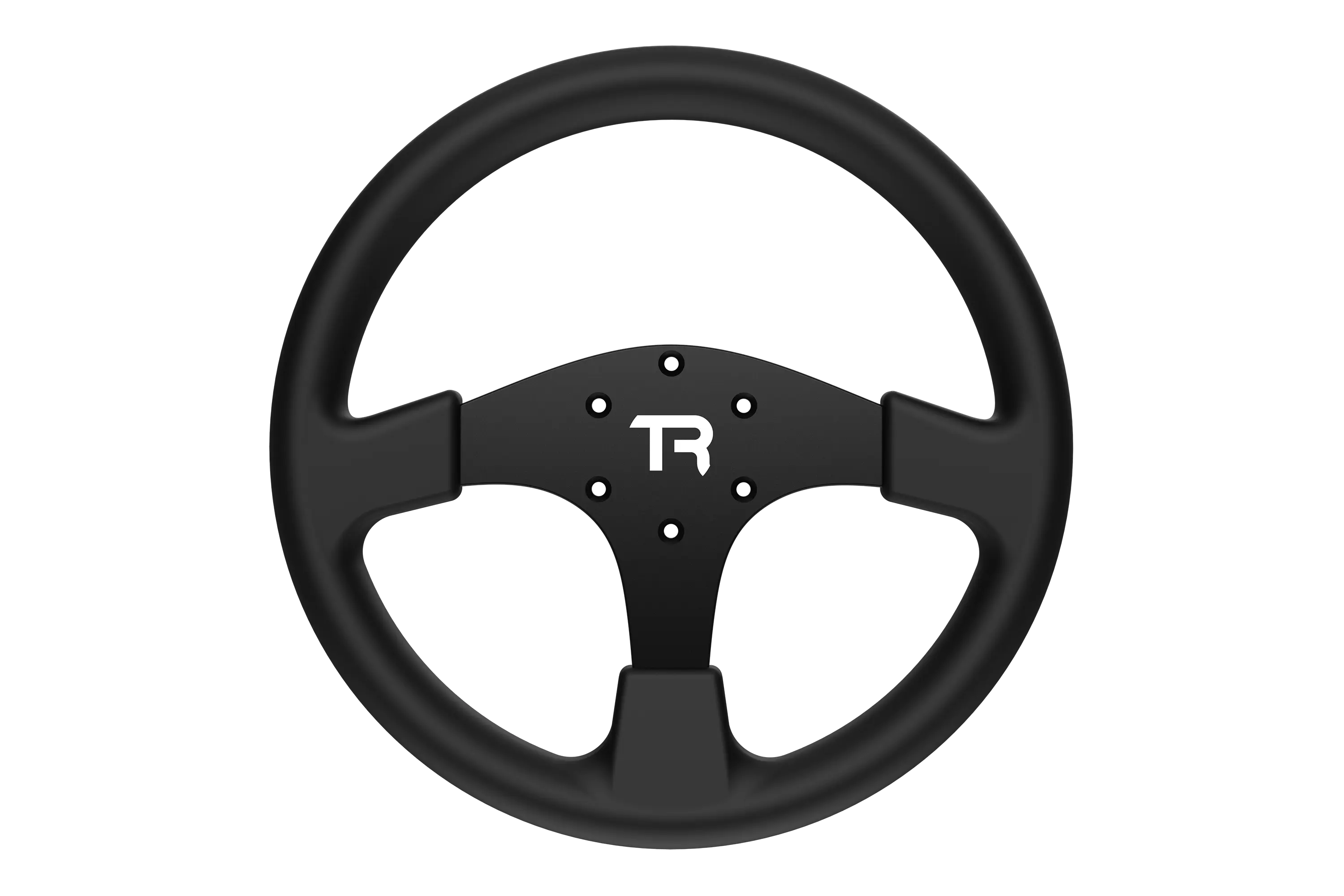 330mm/13" Round Sim Racing Wheel Rim – Aluminium Alloy with Silicone Grip