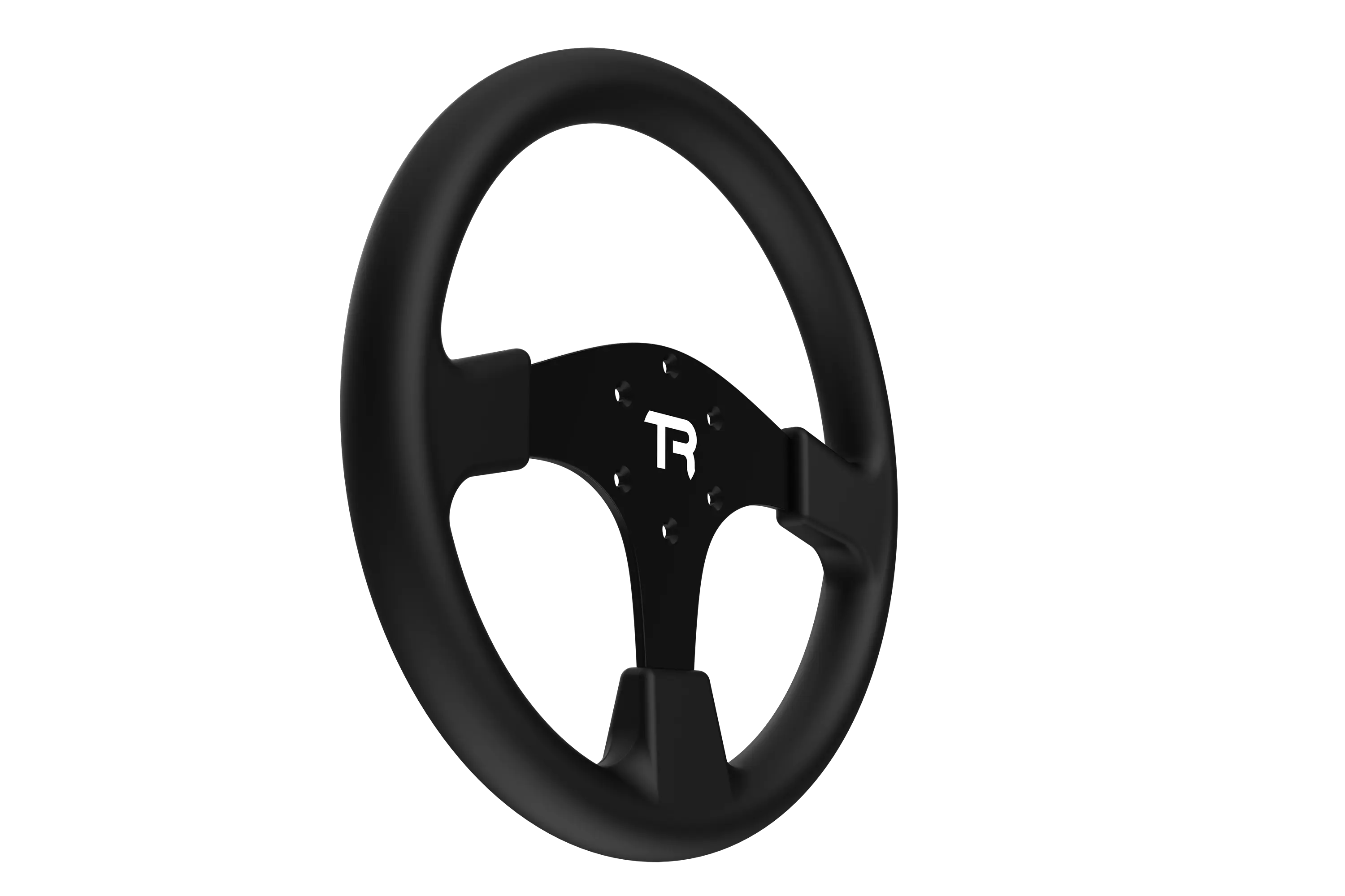 330mm/13" Round Sim Racing Wheel Rim – Aluminium Alloy with Silicone Grip
