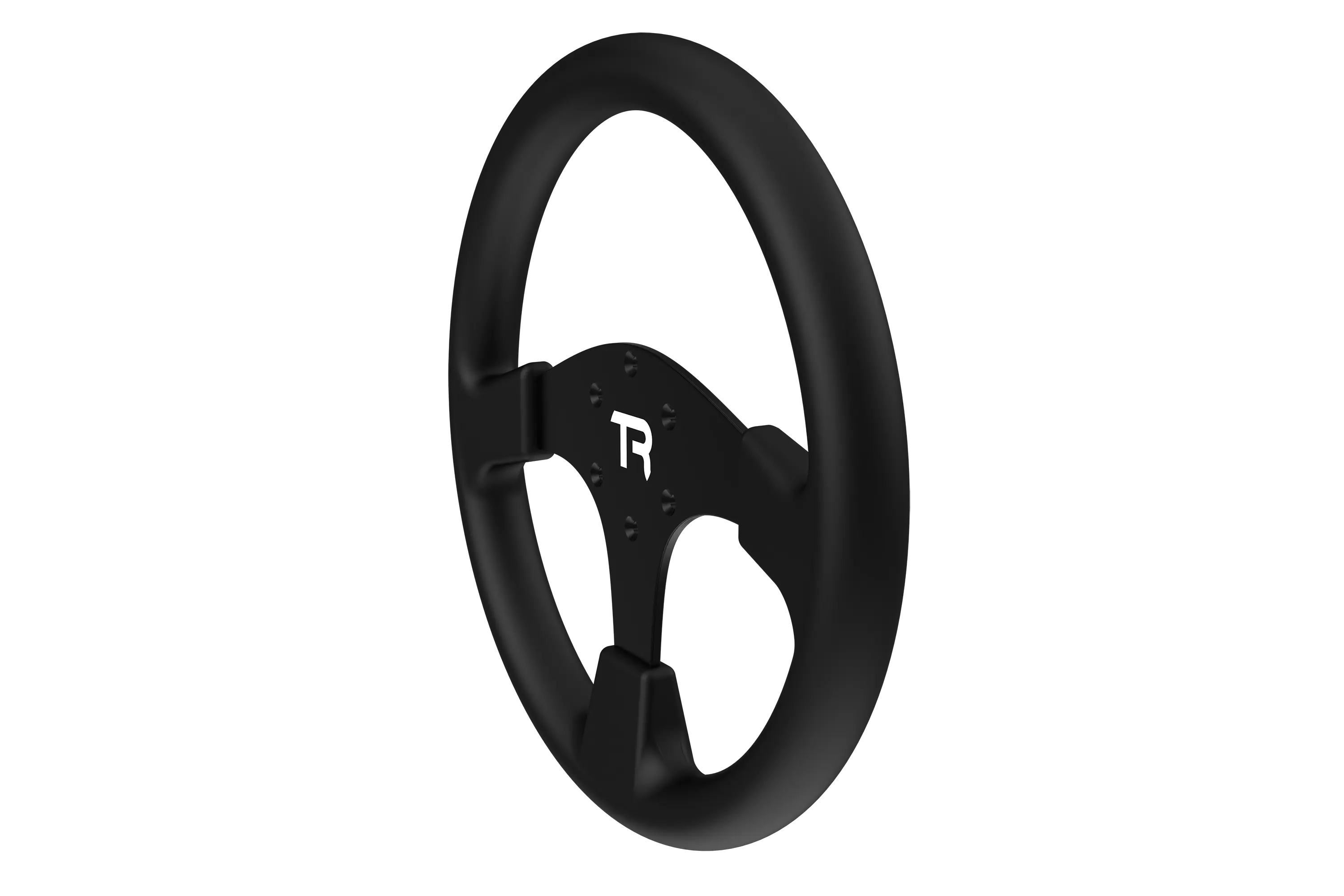 330mm/13" Round Sim Racing Wheel Rim – Aluminium Alloy with Silicone Grip