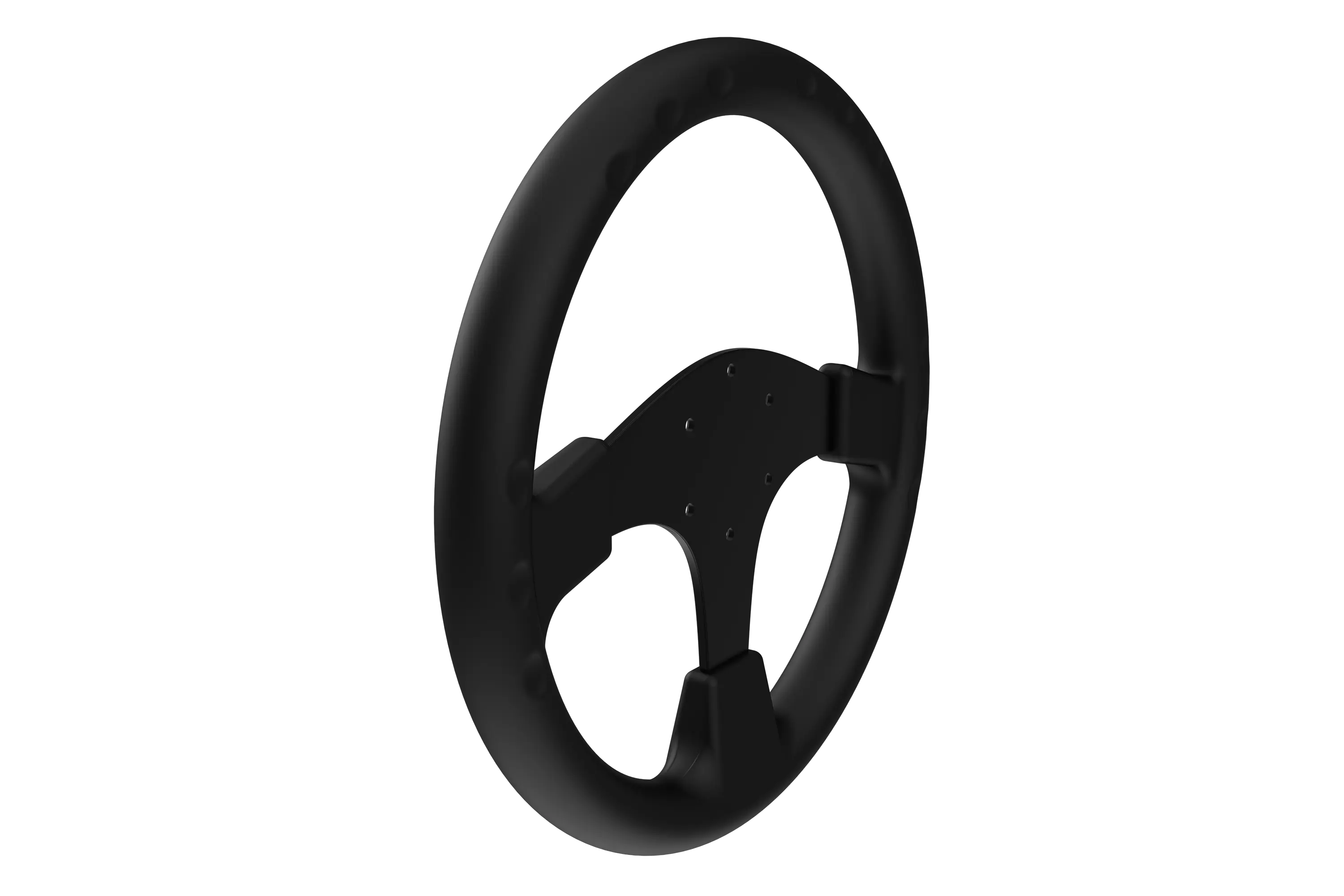 330mm/13" Round Sim Racing Wheel Rim – Aluminium Alloy with Silicone Grip