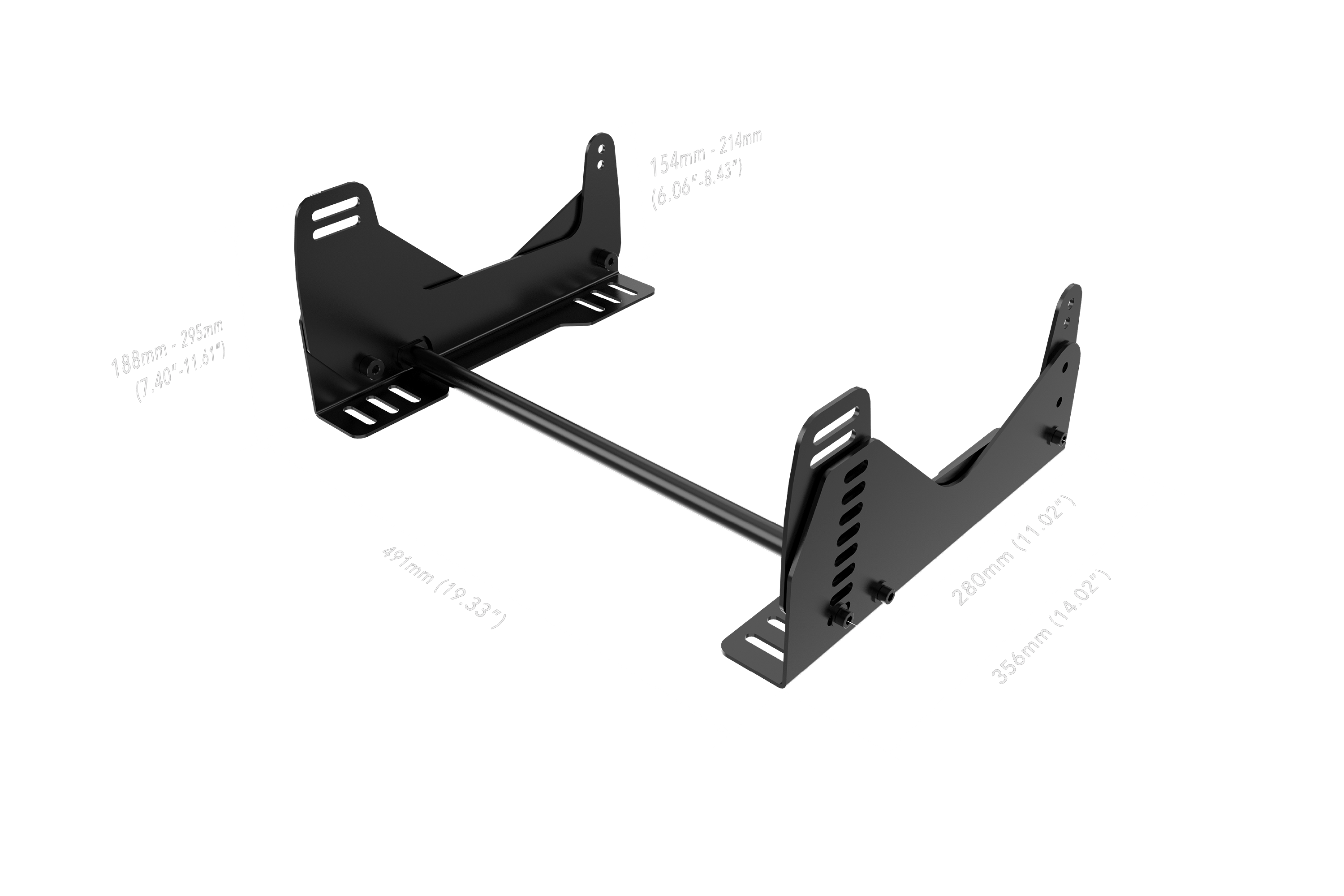 Adjustable Side-Mount Seat Bracket for Bucket Seats – Formula & GT Position