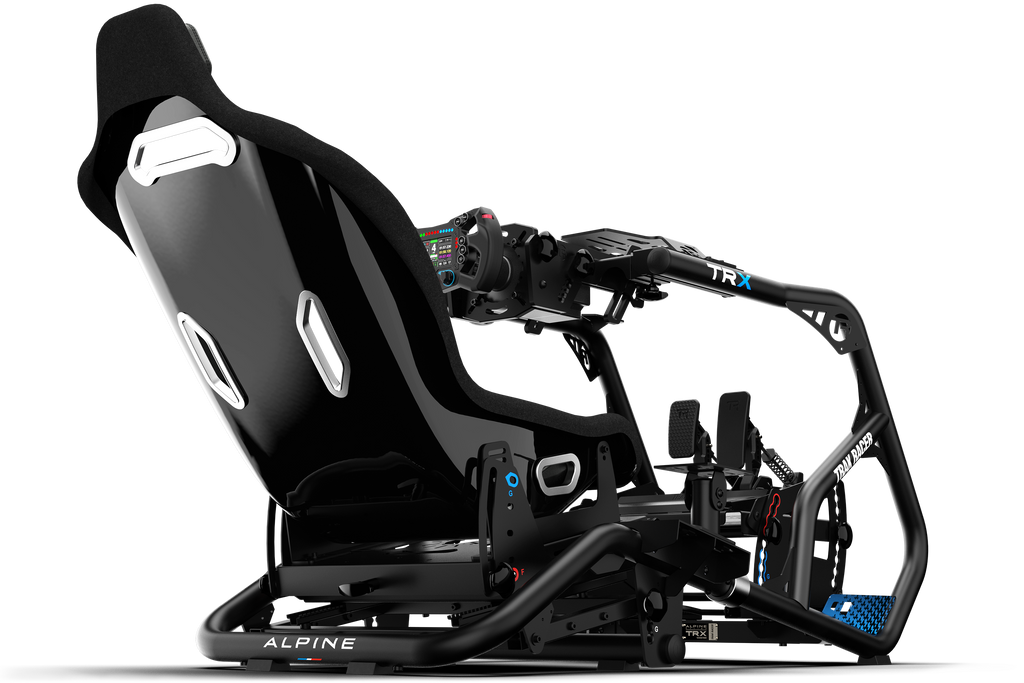 HSX Hybrid Formula Pro Racing Bucket Seat - Fiberglass Black | Alpine F1 Engineered Design