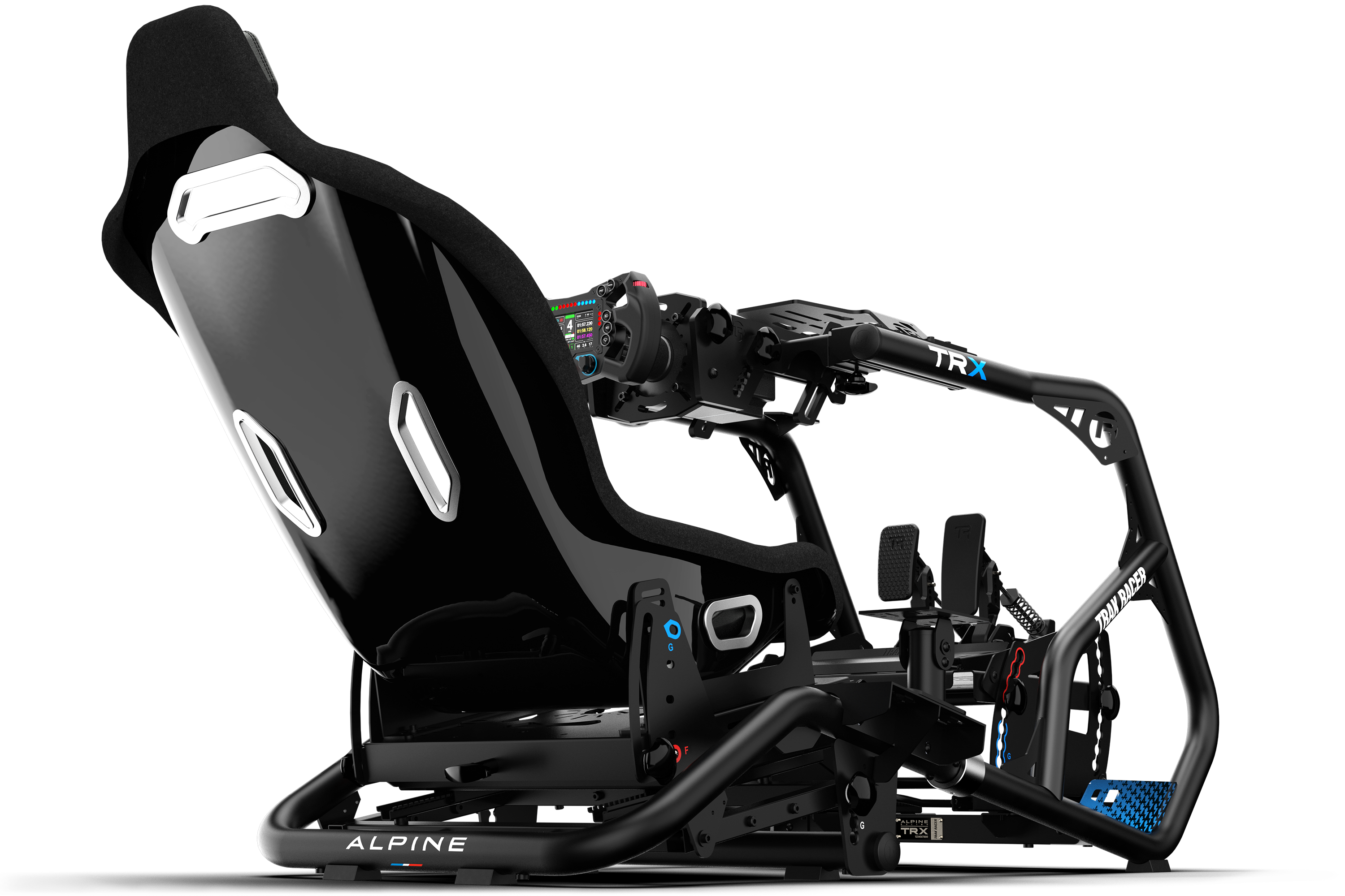 HSX Hybrid Formula Pro Racing Bucket Seat - Fiberglass Black | Alpine F1 Engineered Design