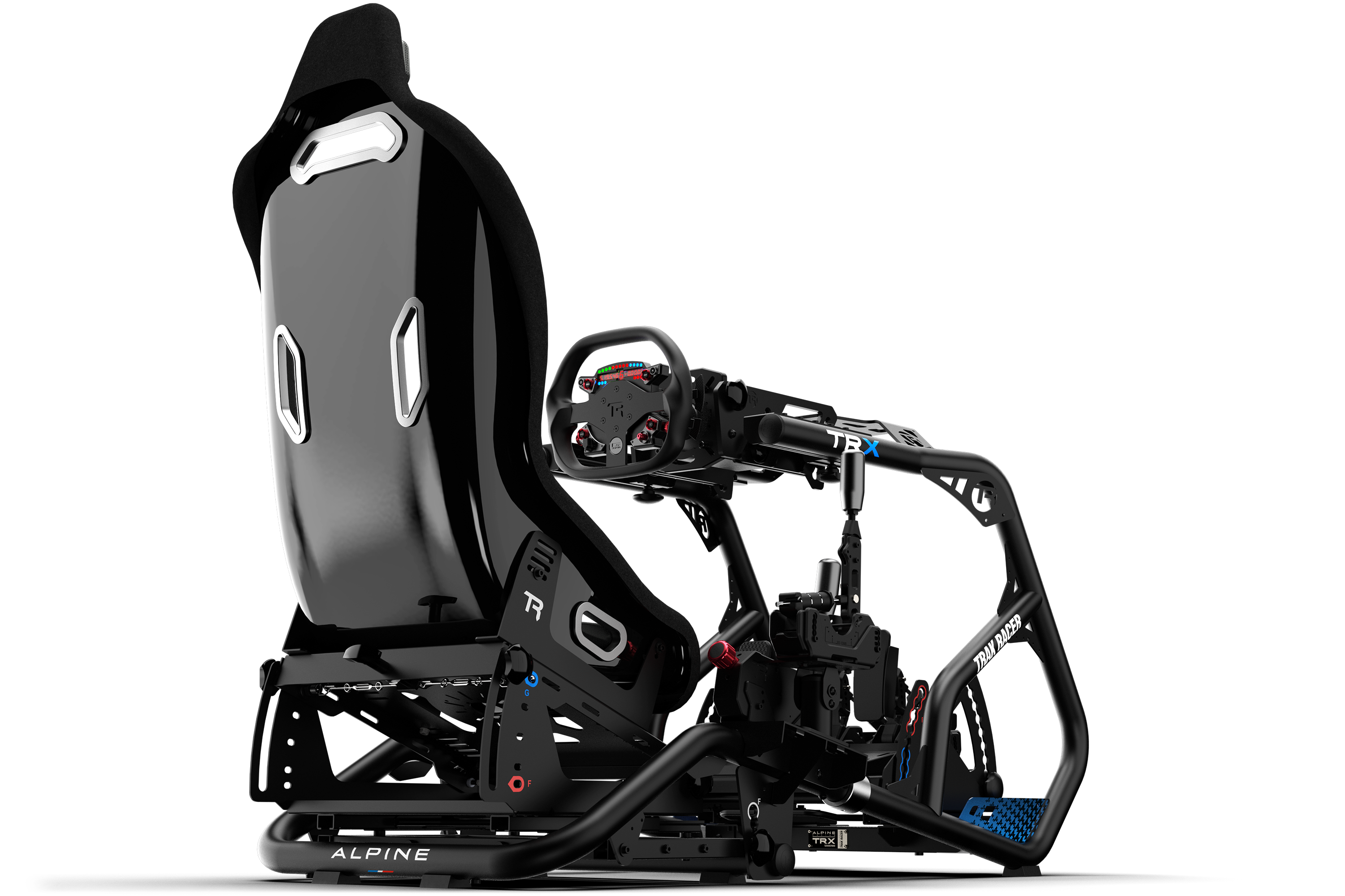 HSX Hybrid Formula Pro Racing Bucket Seat - Fiberglass Black | Alpine F1 Engineered Design
