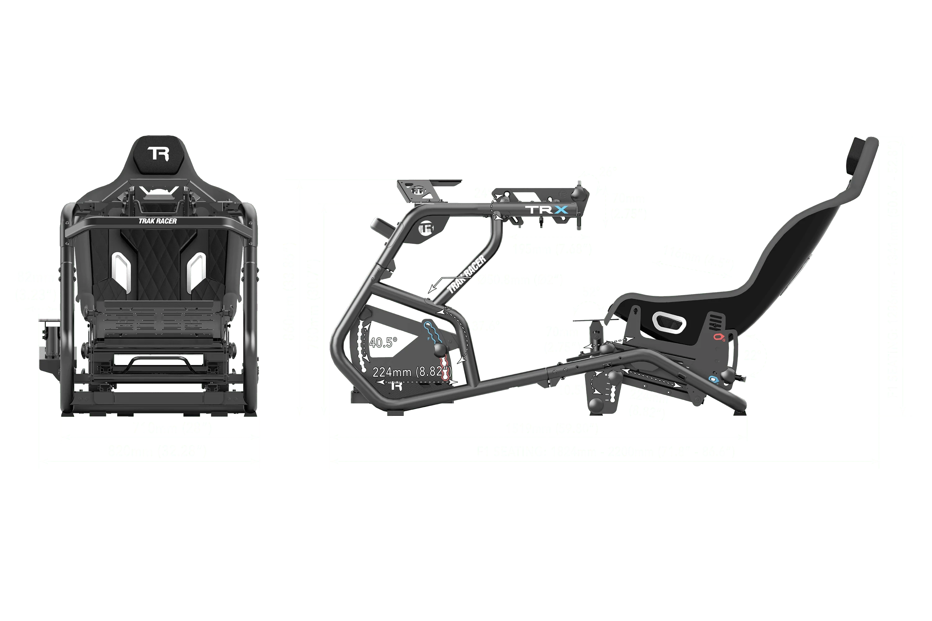 TRX V2 Racing Simulator - Black