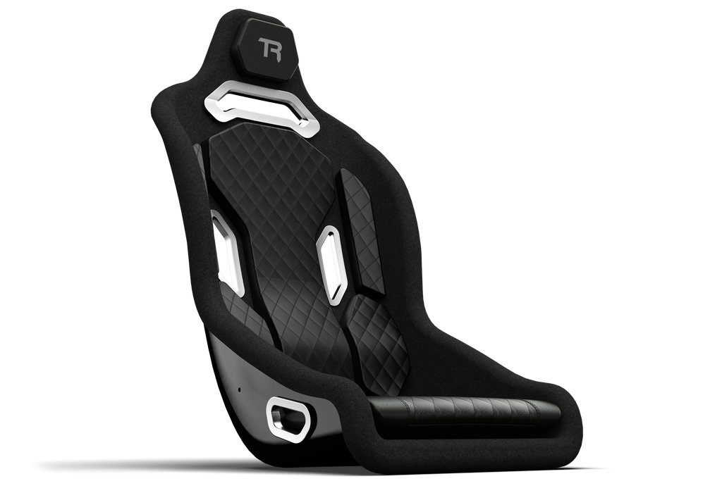 HSX Hybrid Formula Pro Racing Bucket Seat - Fiberglass Black | Alpine F1 Engineered Design