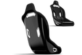 HSX Hybrid Formula Pro Racing Bucket Seat - Fiberglass Black | Alpine F1 Engineered Design