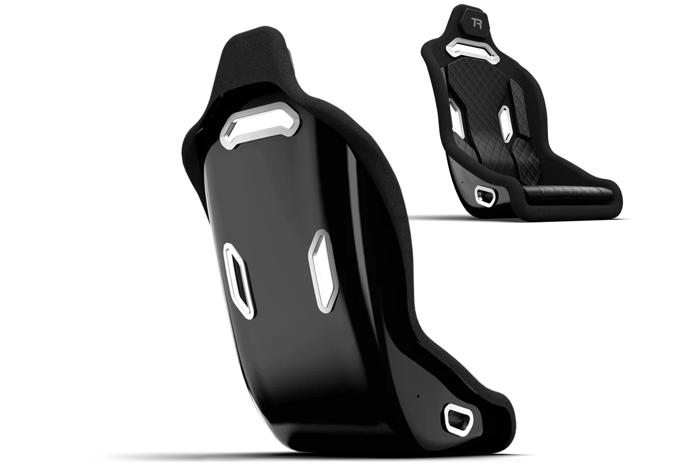 HSX Hybrid Formula Pro Racing Bucket Seat - Fiberglass Black | Alpine F1 Engineered Design