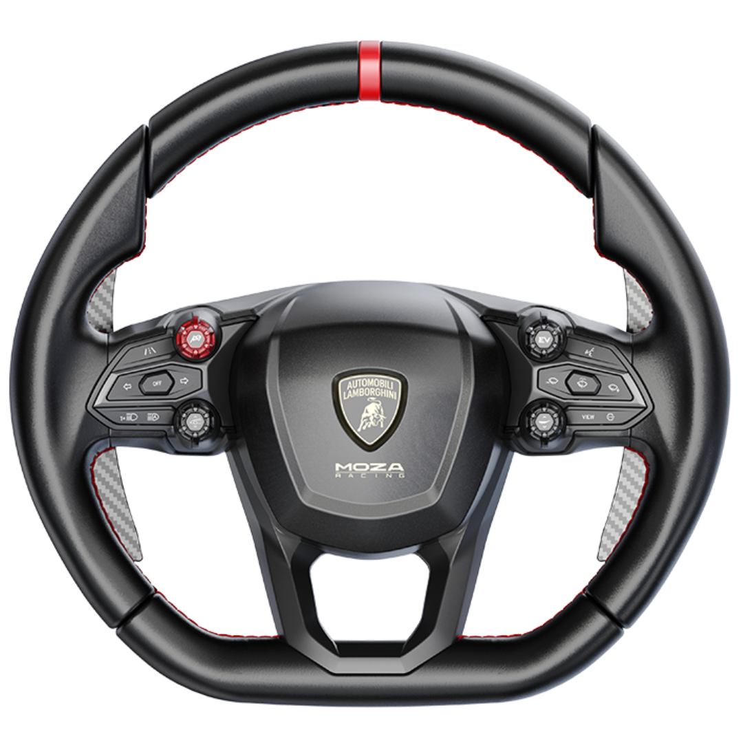 Moza Racing x Automobili Lamborghini Revuelto Steering Wheel