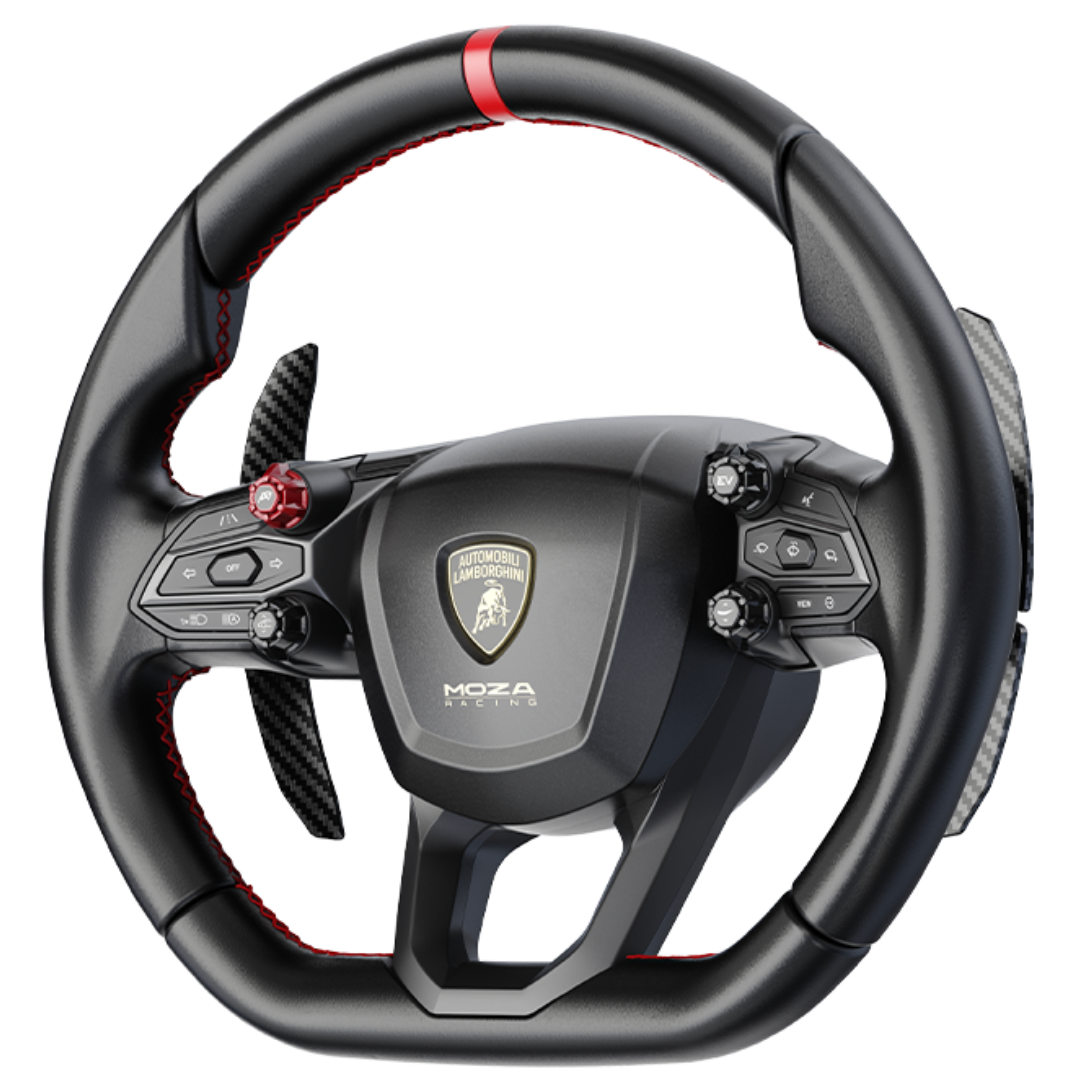Moza Racing x Automobili Lamborghini Revuelto Steering Wheel