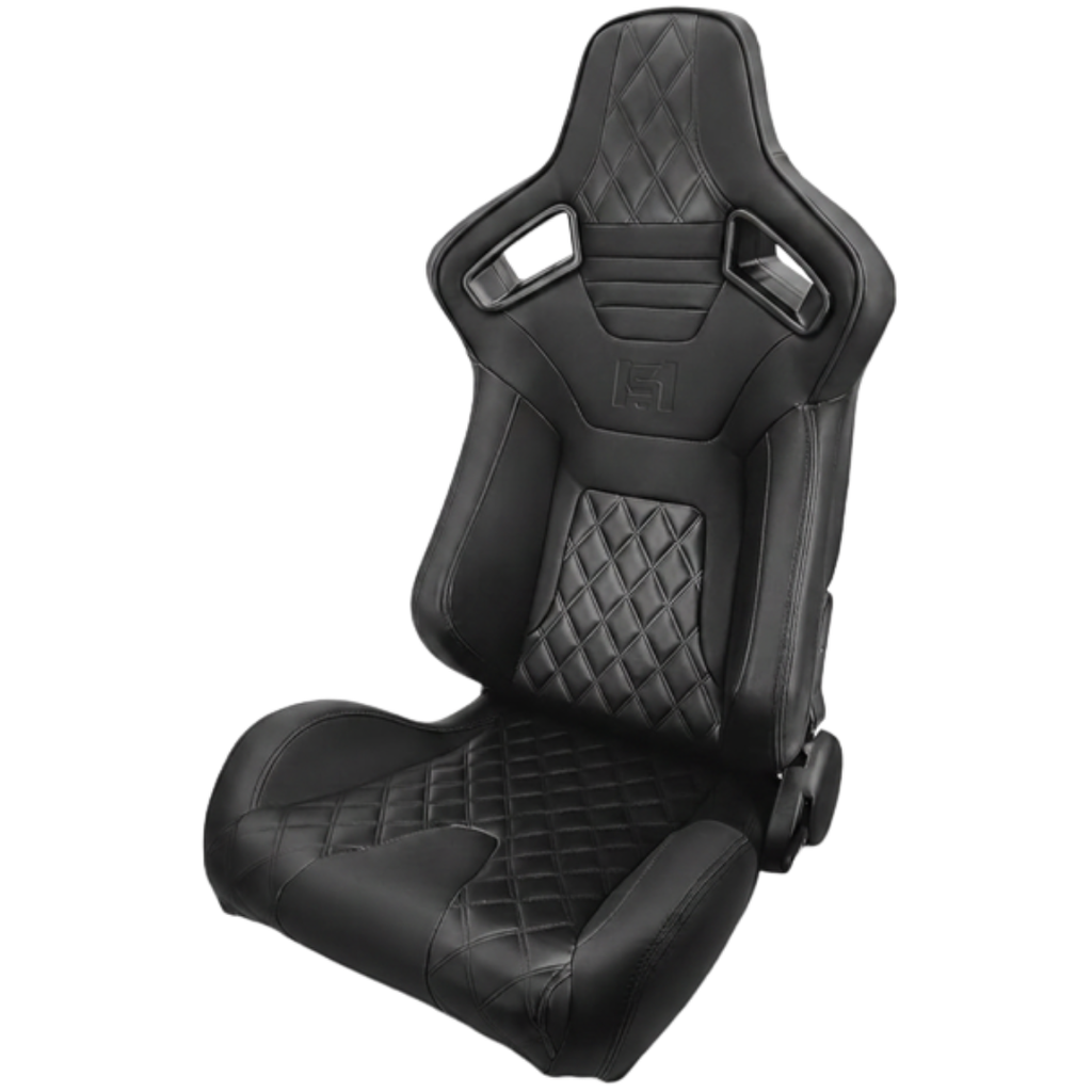 Sim Motion GT2 PVC Leather Sim Racing Seat with Sliders and Recline