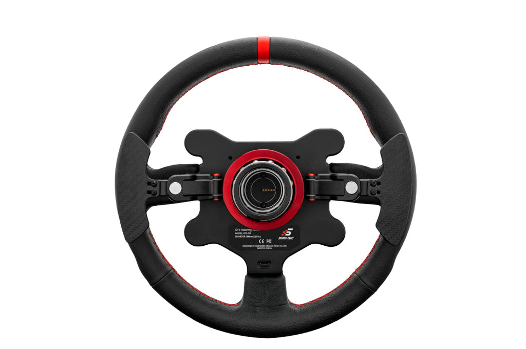 Simagic GTS Leather Wheel and Button Box
