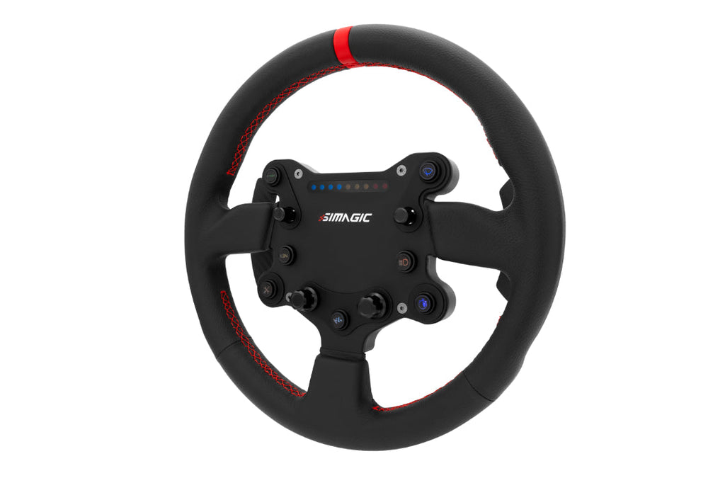 Simagic GTS Suede Wheel and Button Box